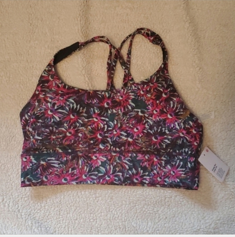 Nwt Lululemon energy bra long line sz 8